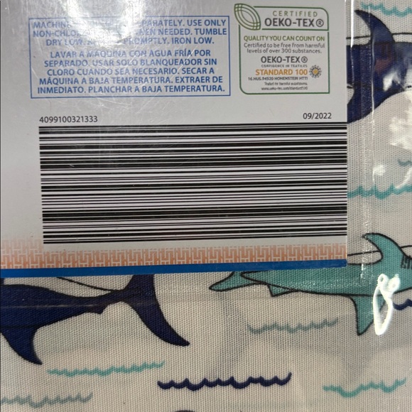 Huntington Home Kids Shark Sheet Set Full - Picture 6 of 6